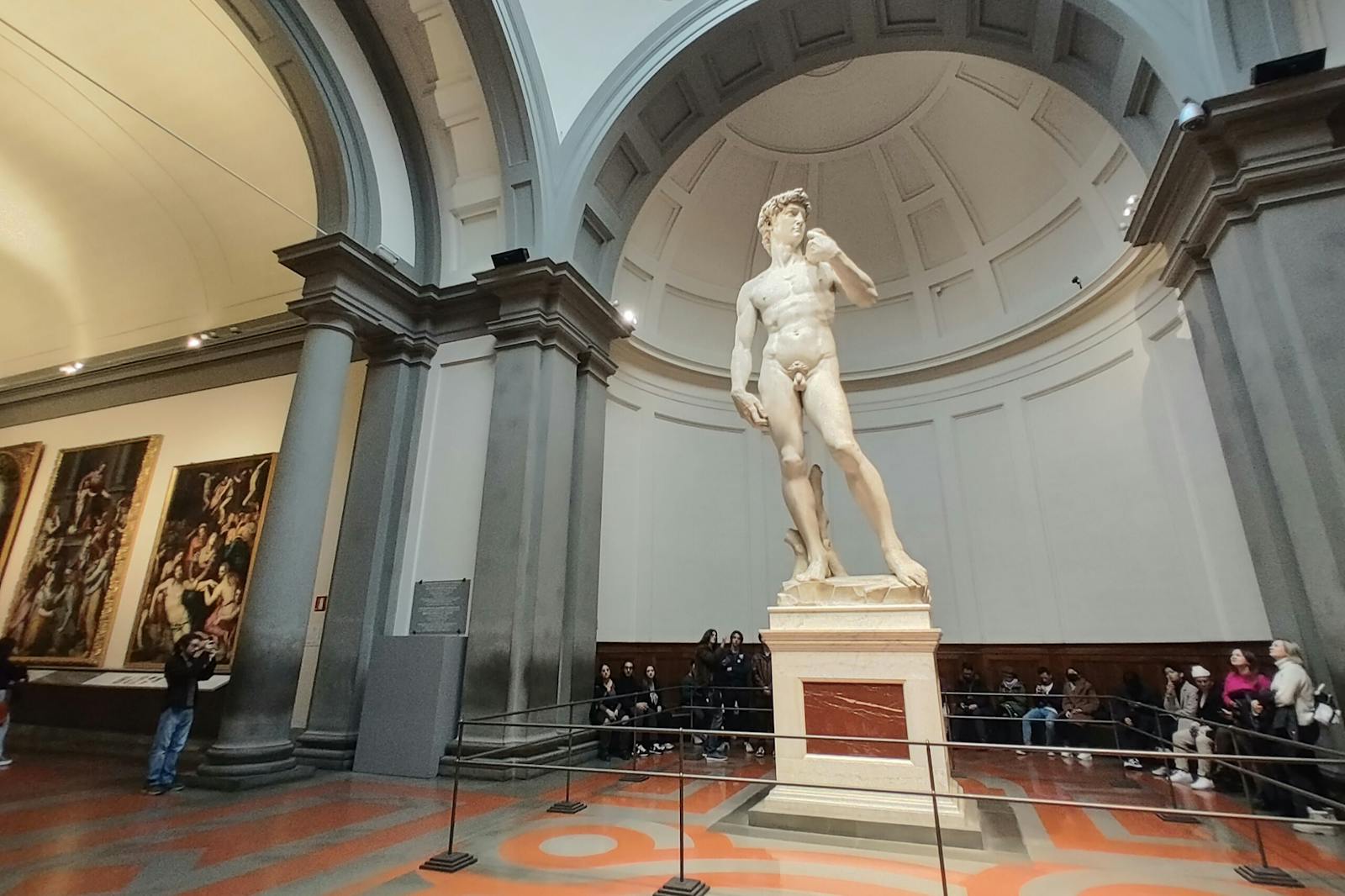 Michelangelos David in der Galleria dell'Accademia