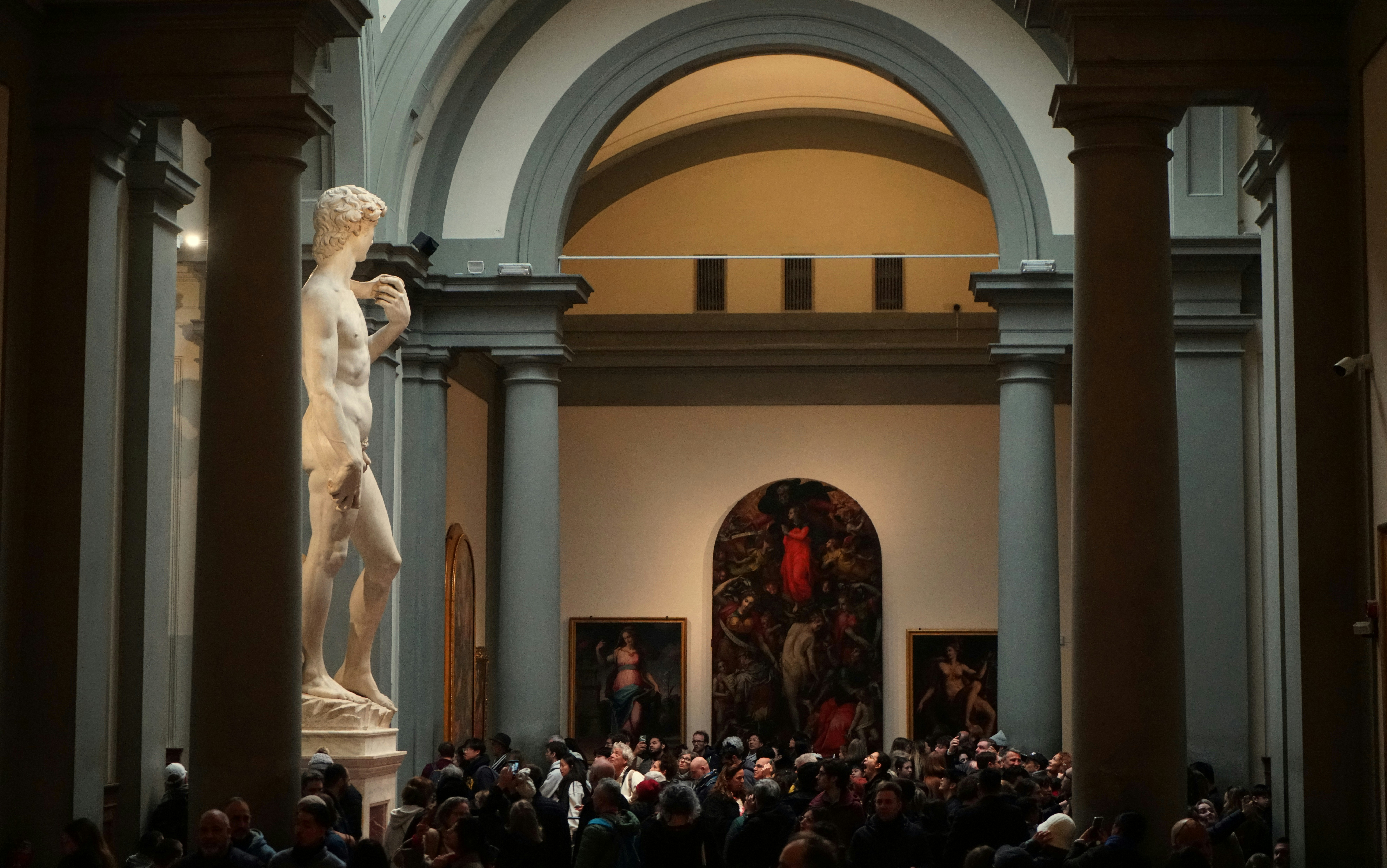 Posąg Dawida w Galleria dell'Accademia