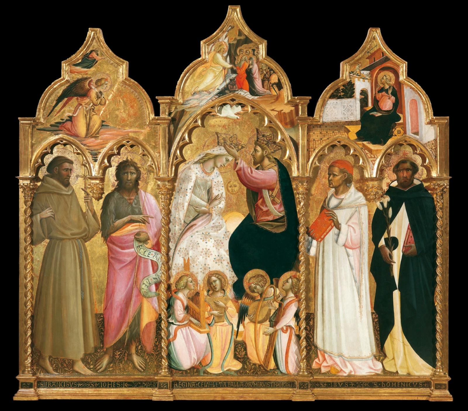 Poliptic aurit în Galleria dell'Accademia